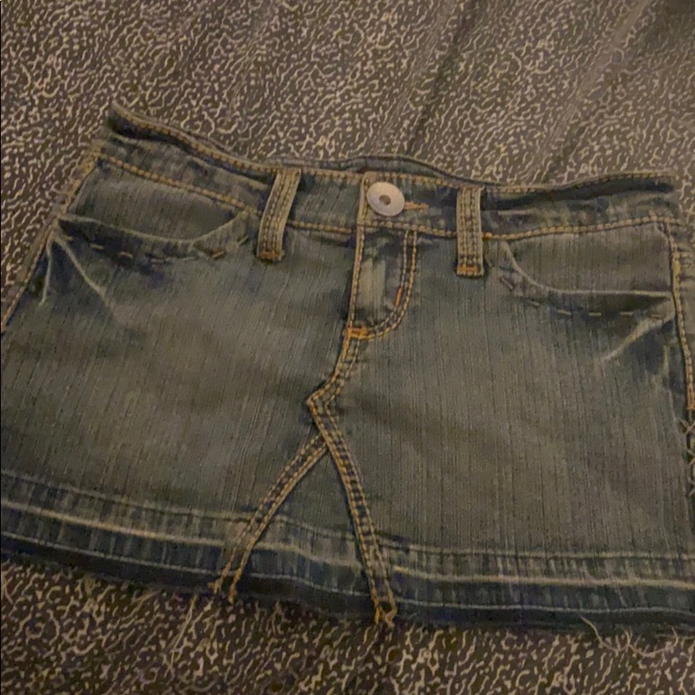 jean skirt